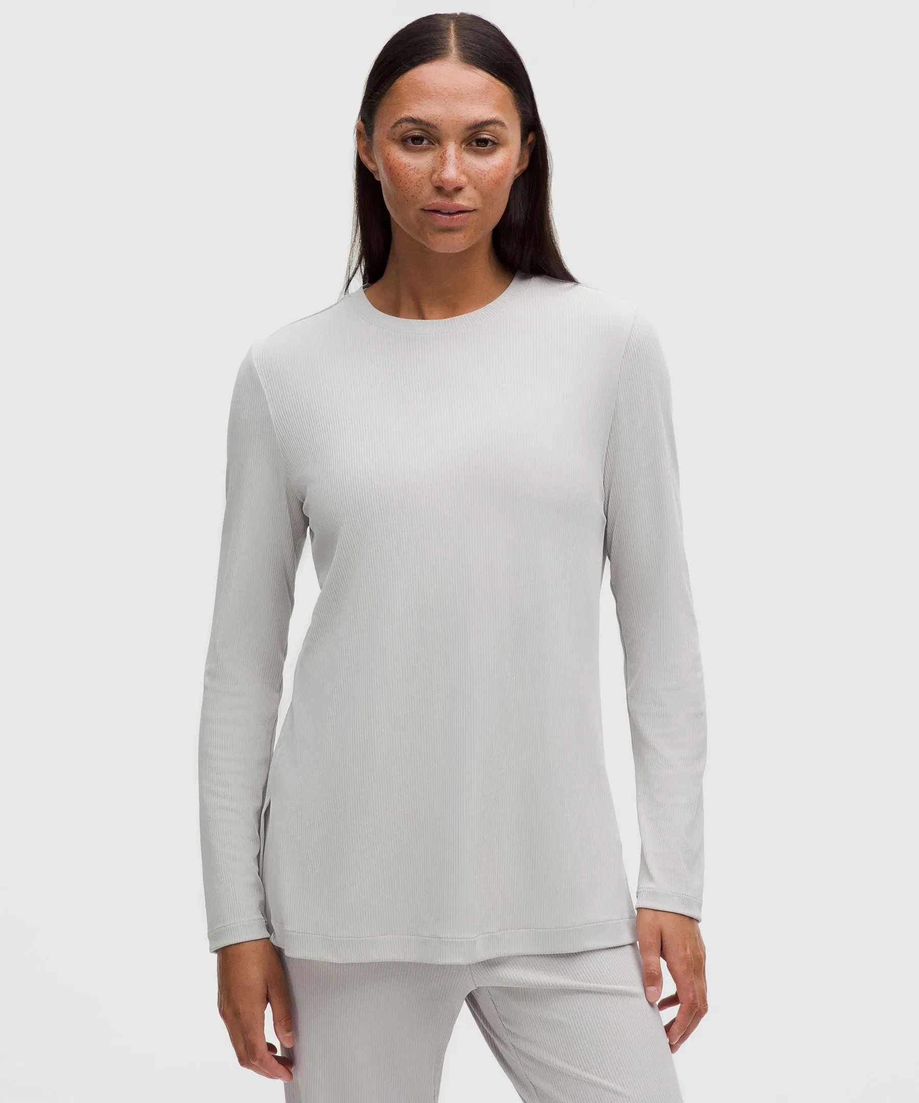 Lululemon Women's Ribbed Drapey Softstreme Long-Sleeve Tunic