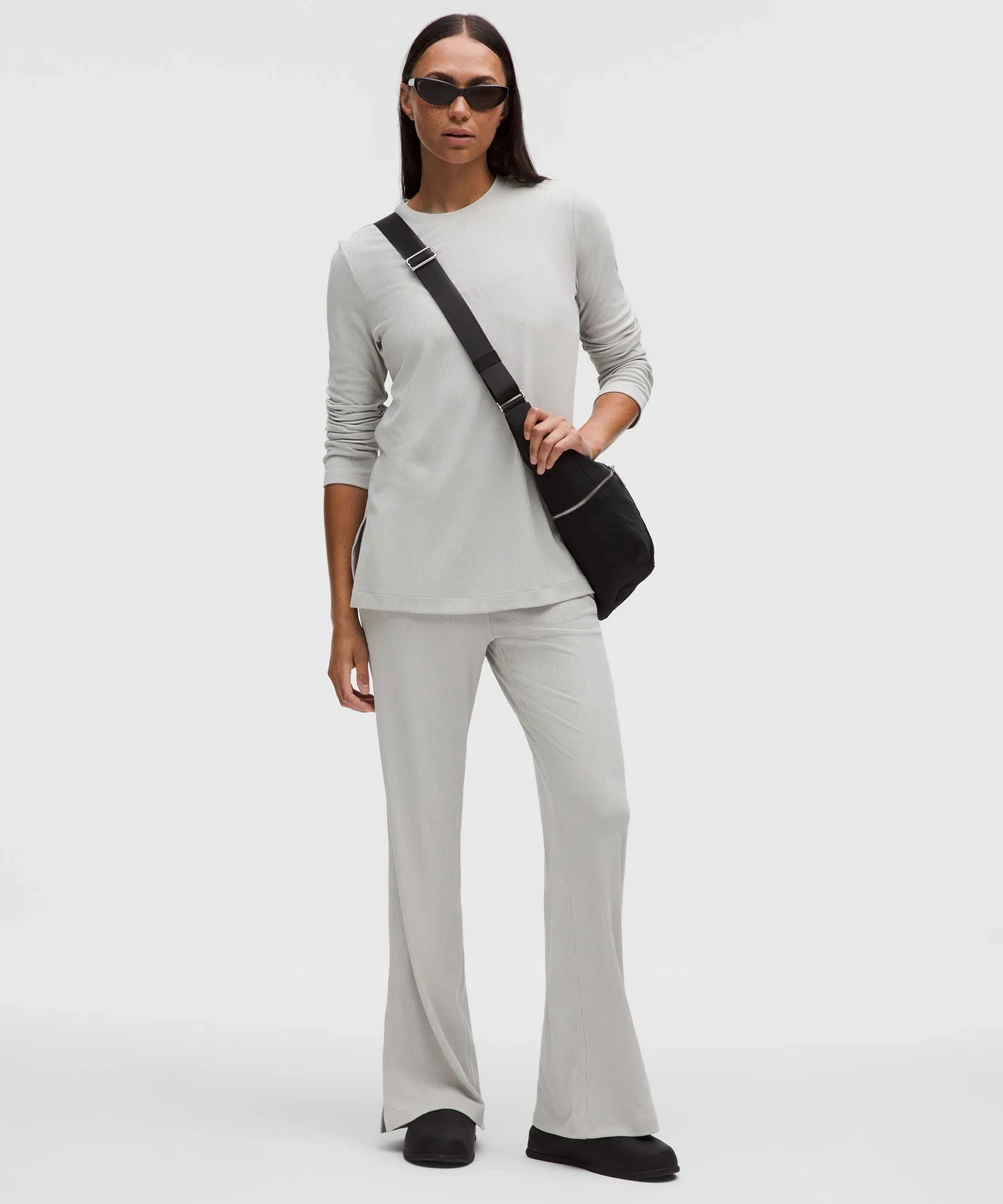 Lululemon Women's Ribbed Drapey Softstreme Long-Sleeve Tunic