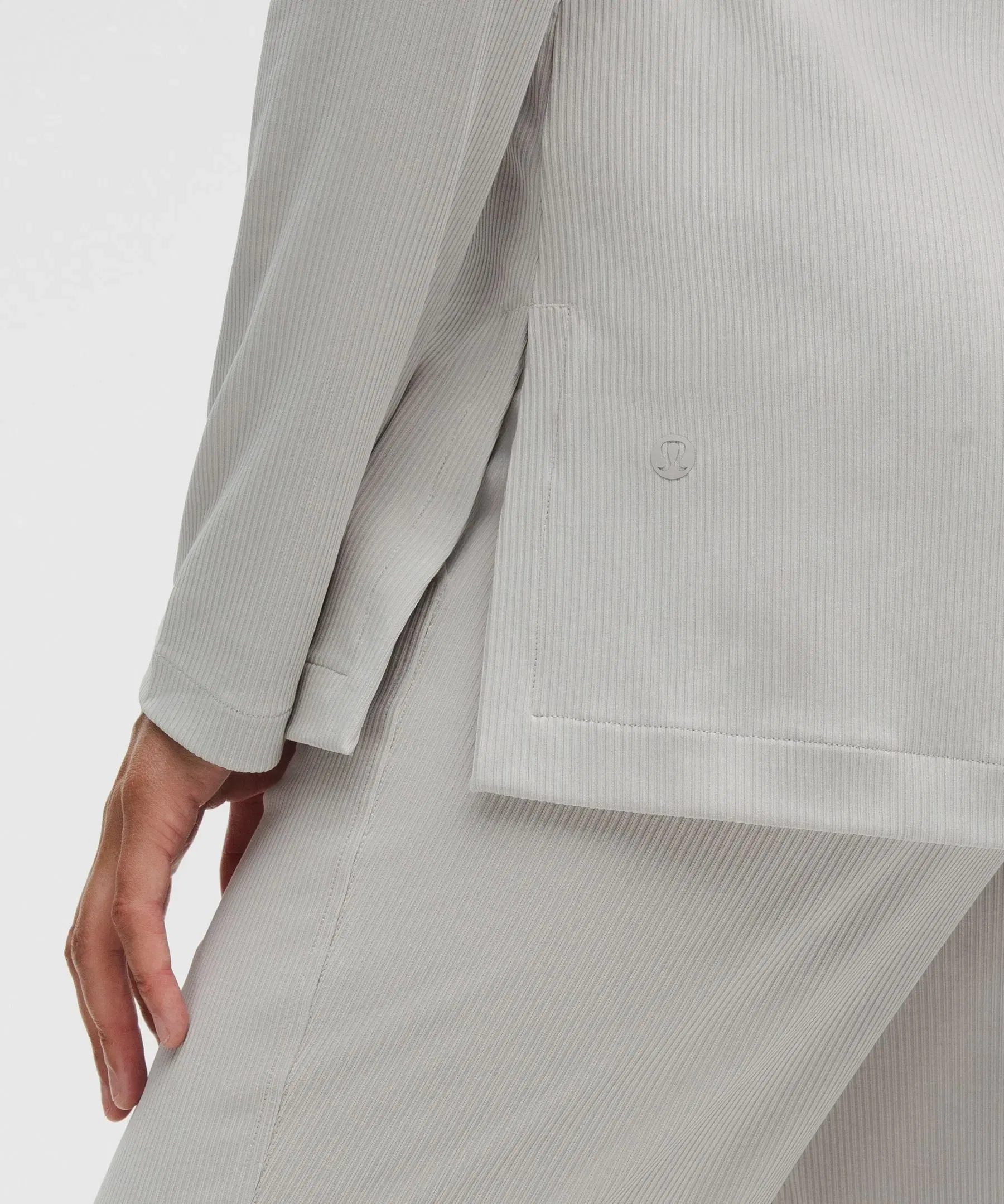 Lululemon Women's Ribbed Drapey Softstreme Long-Sleeve Tunic