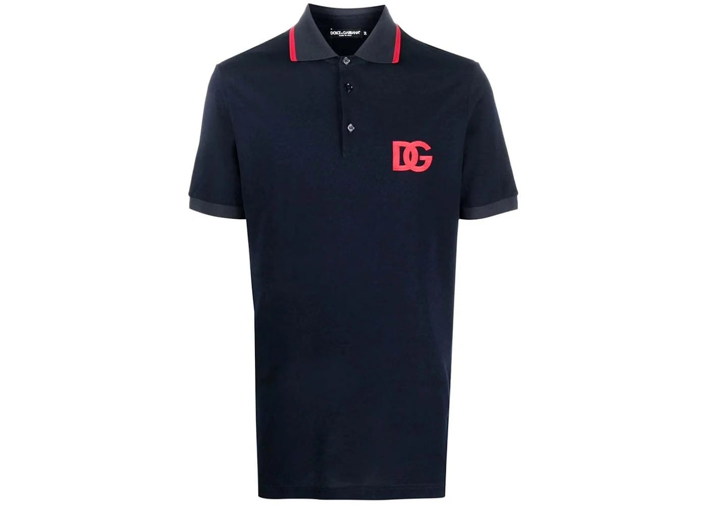 Dolce & Gabbana DG Logo Polo Marine Blue