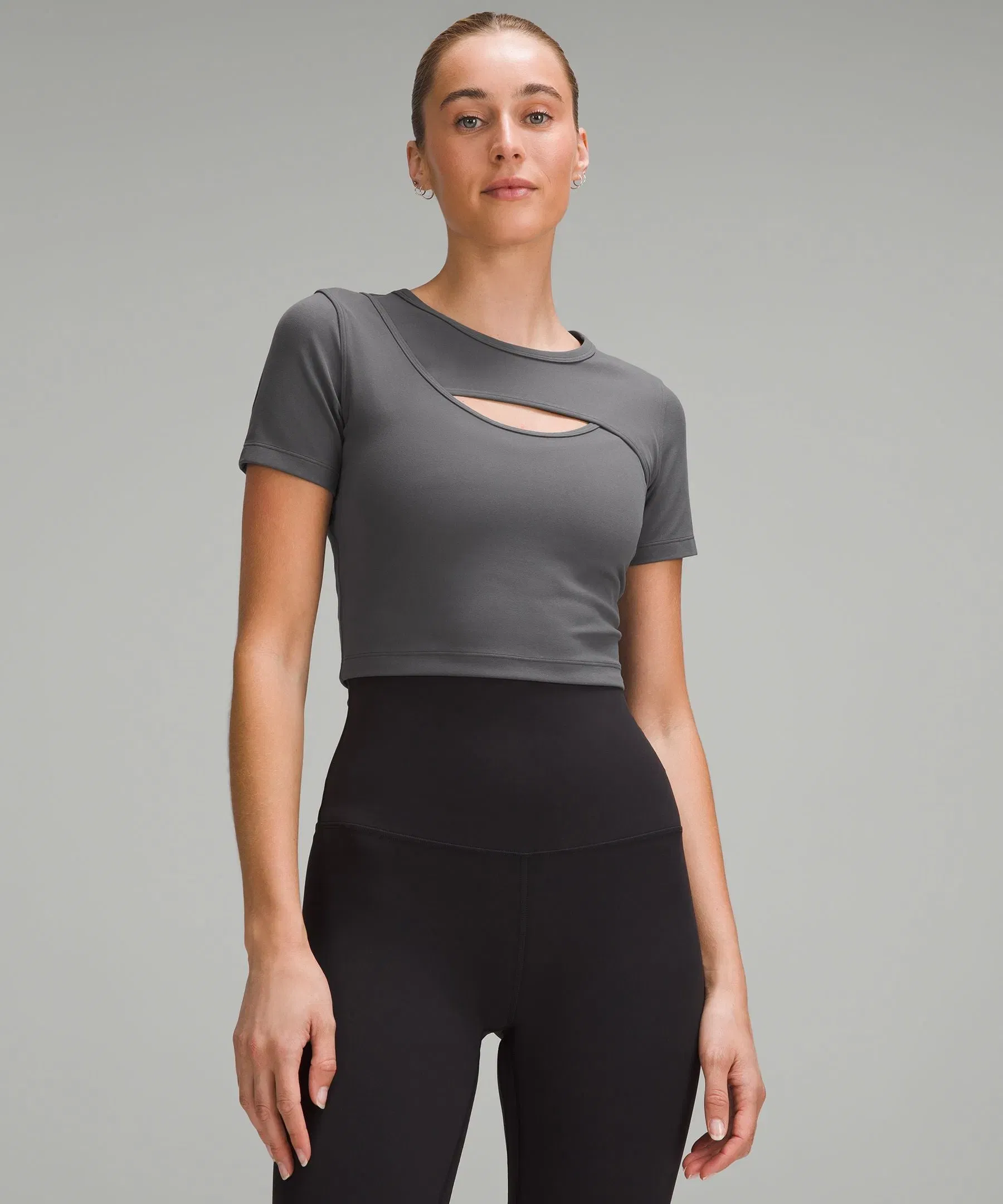 Lululemon Women's Get Centred Shorts-Sleeve Shirt