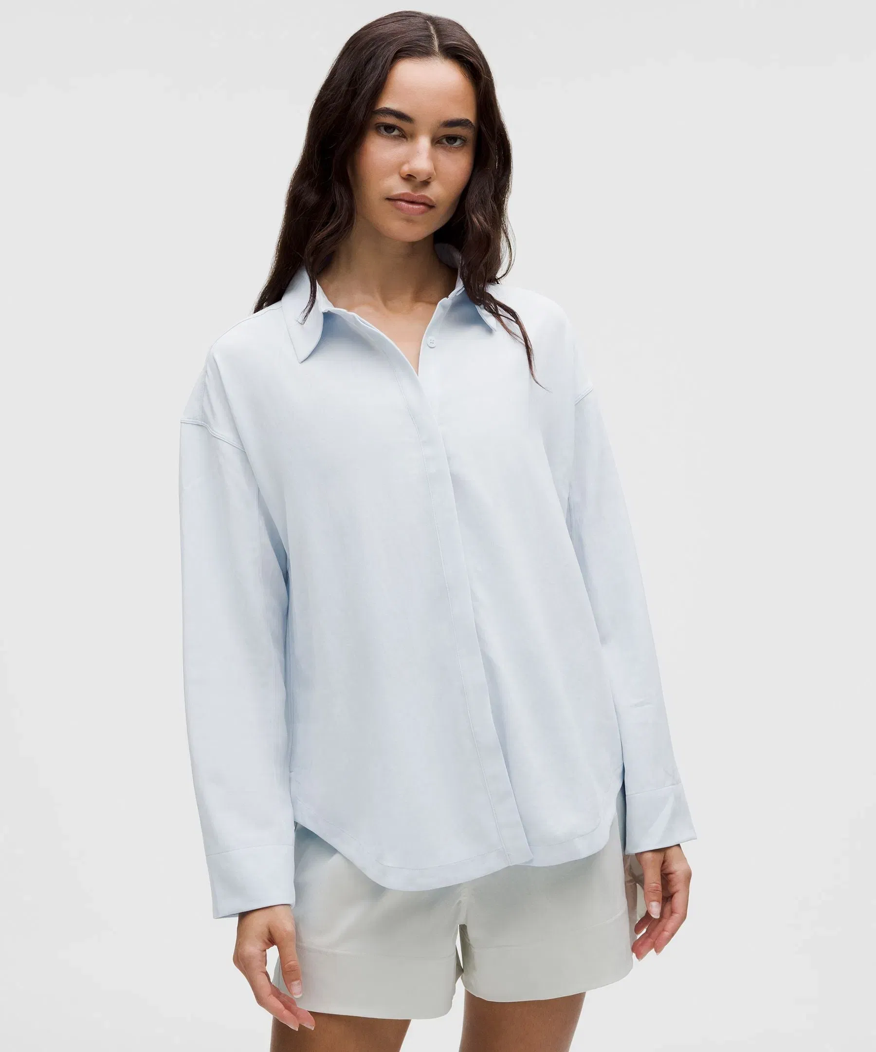 Lululemon Women's Long Button-Front Shirt