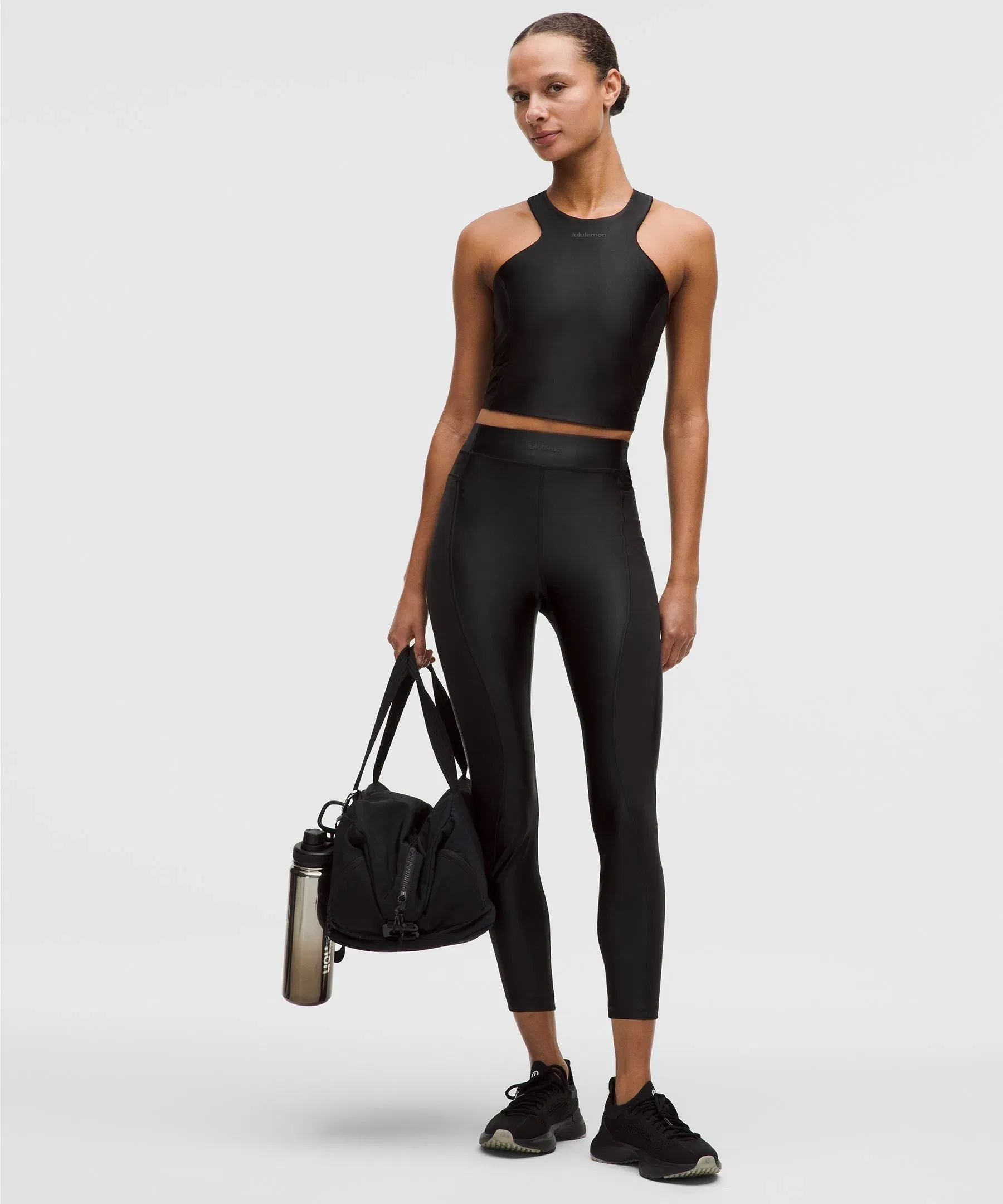 Lululemon Women's Satin Shine Tank Top Medium Support, B/C Cup *Wordmark