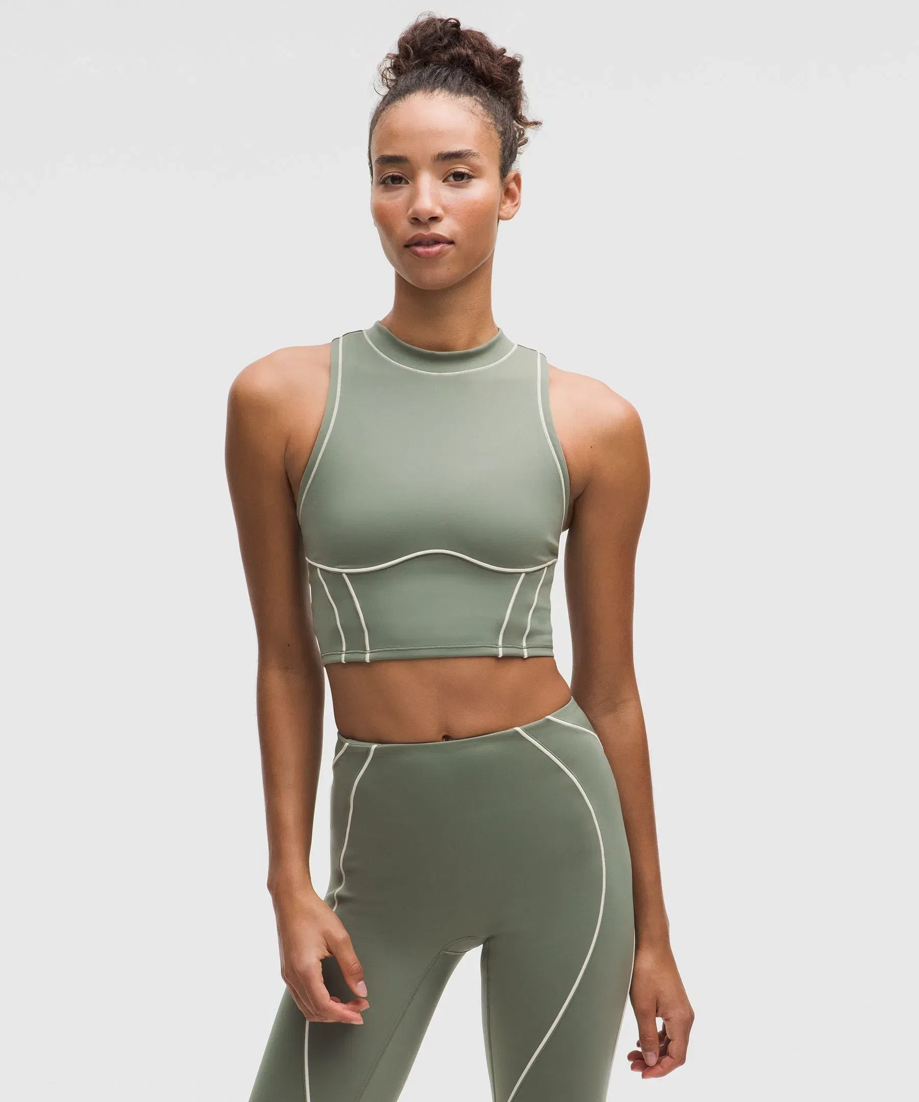 Lululemon Women's Ultralu Contour-Seam Cropped Tank Top