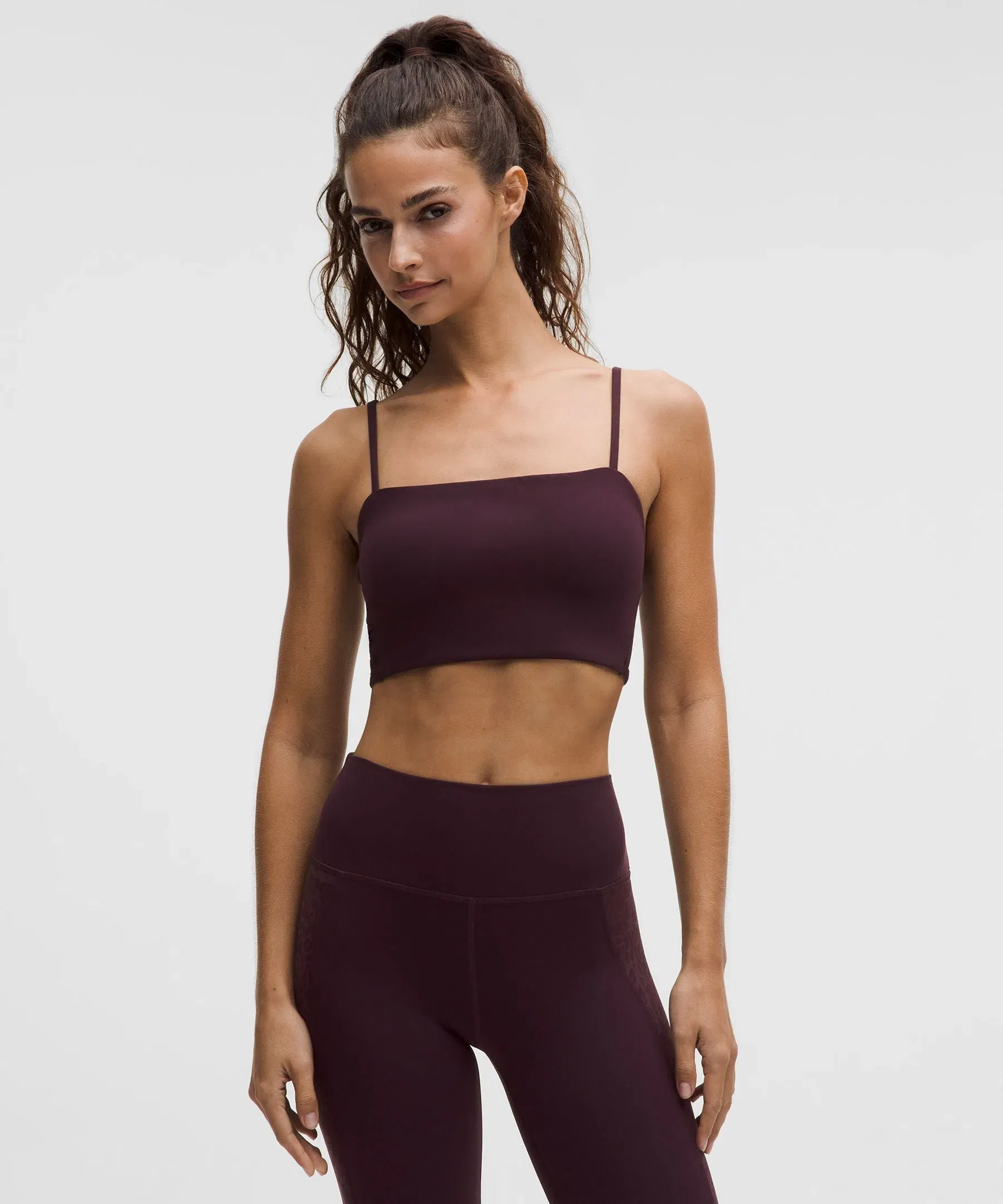Lululemon Nulu Paisley Lace-Back Yoga Bra *Light Support, B/C Cup