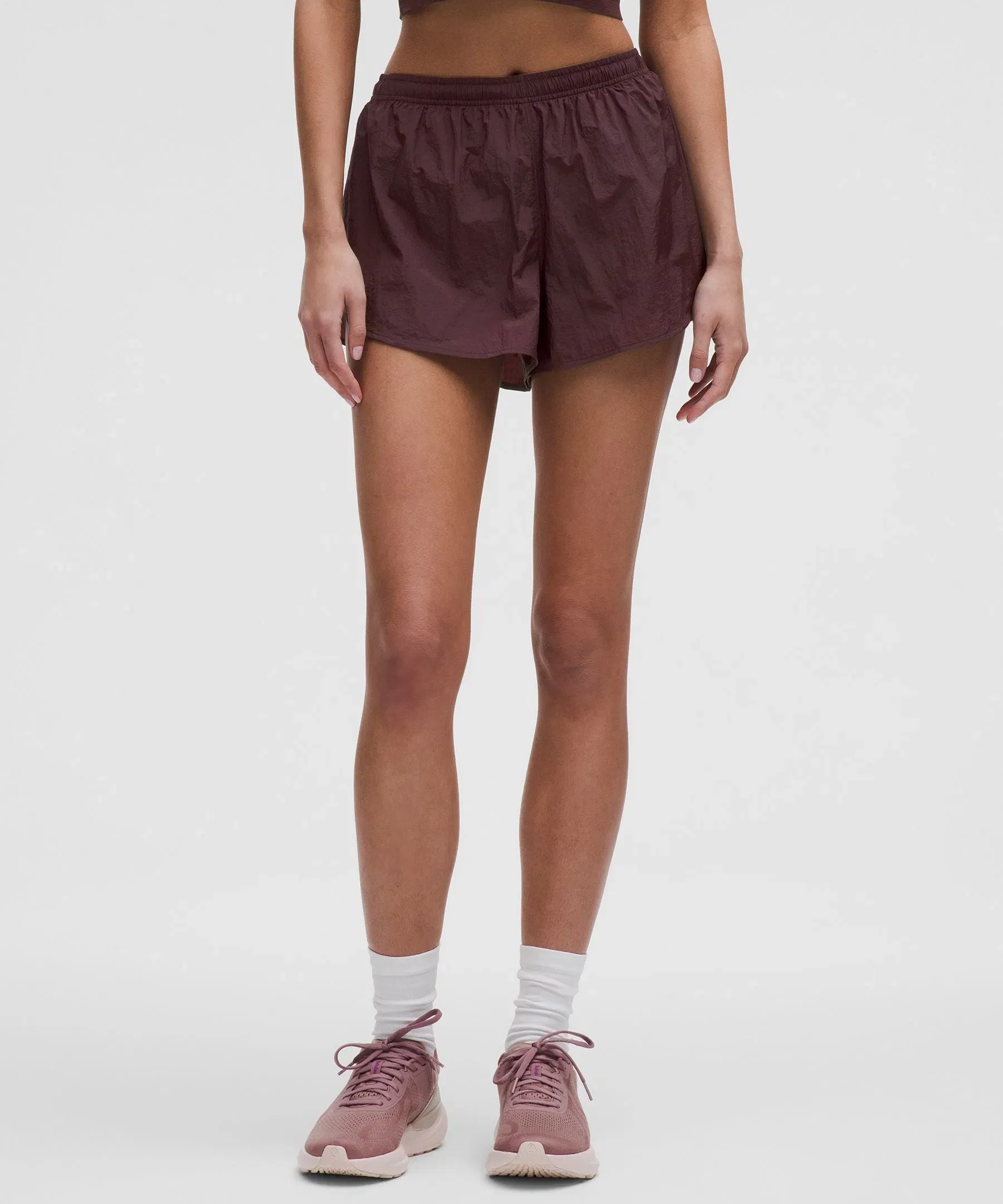 Lululemon Women's Dolphin-Hem Mid-Rise Running Shorts 3"