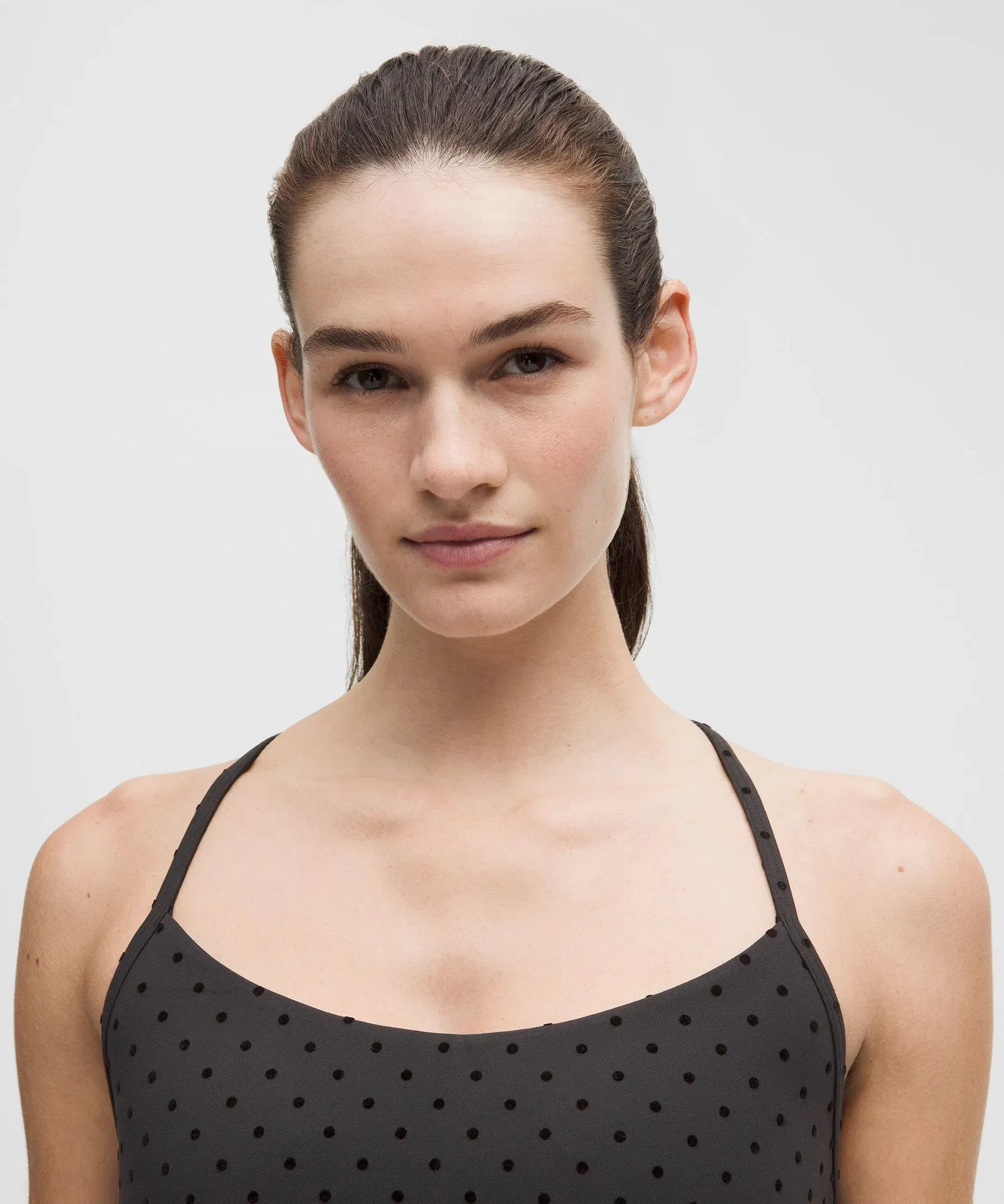 Lululemon Flow Y Bra Light Support, A/B Cup Evolve *Flocked