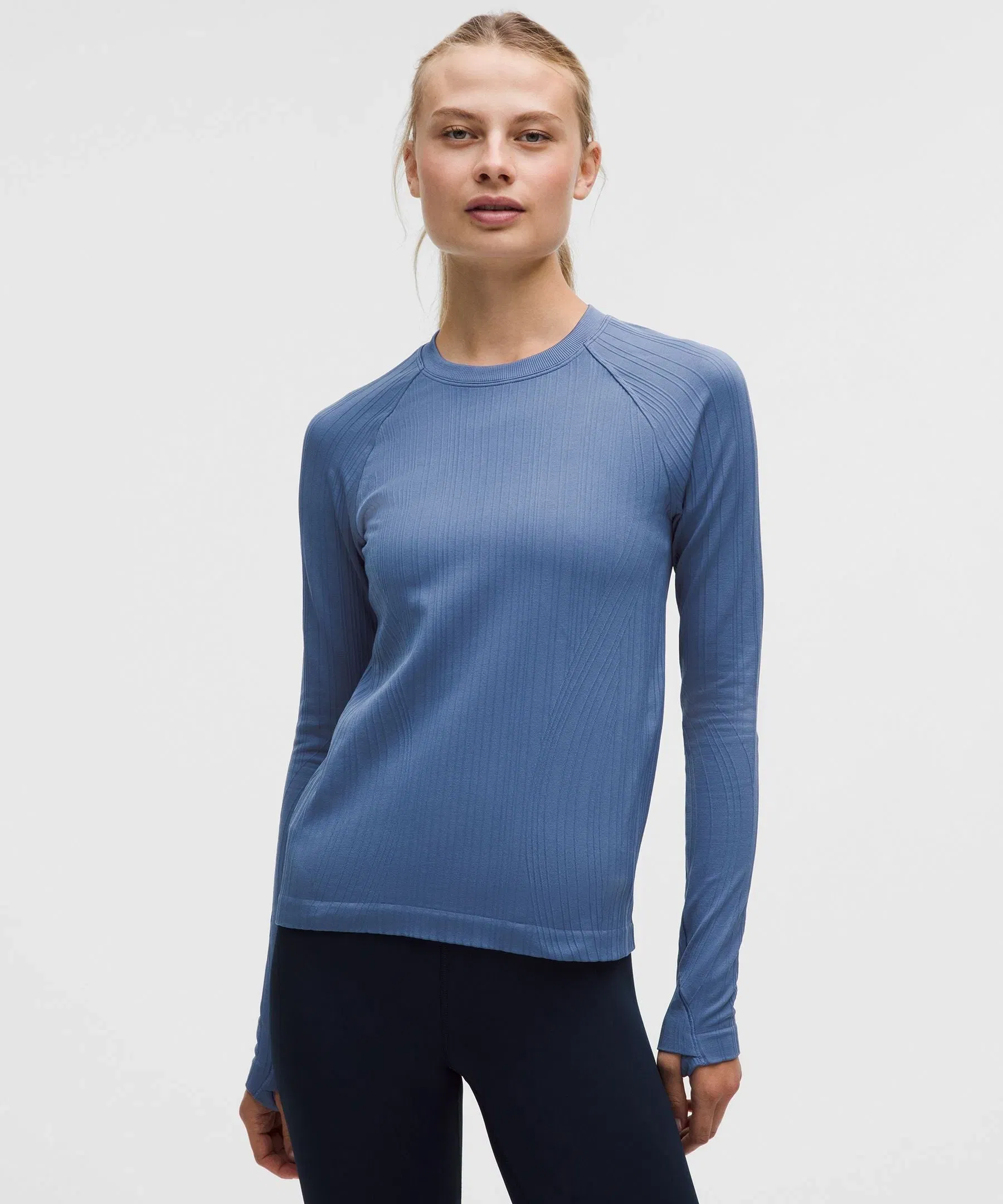 Lululemon Women's Rest Less Variegated Ribbed Pullover