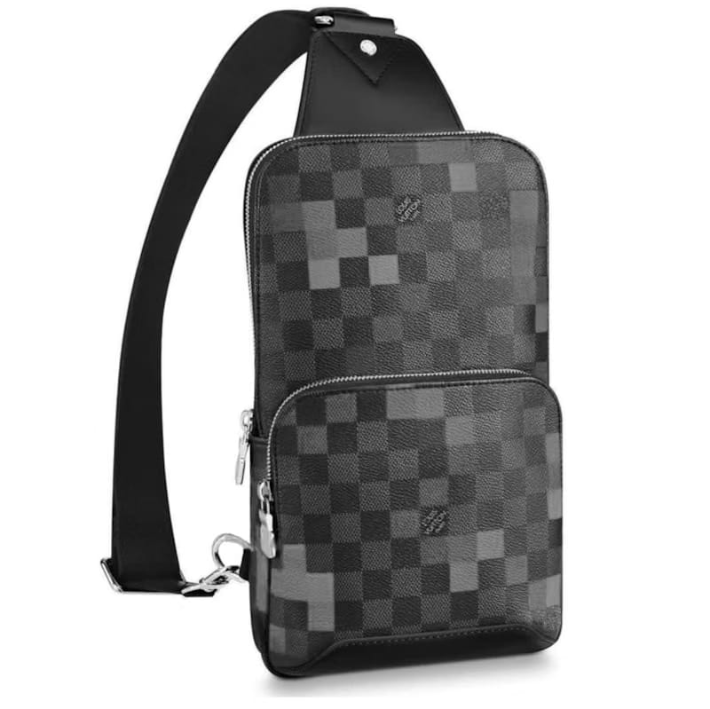 Louis Vuitton Sling Bag Avenue Damier Graphite Pixel Gray