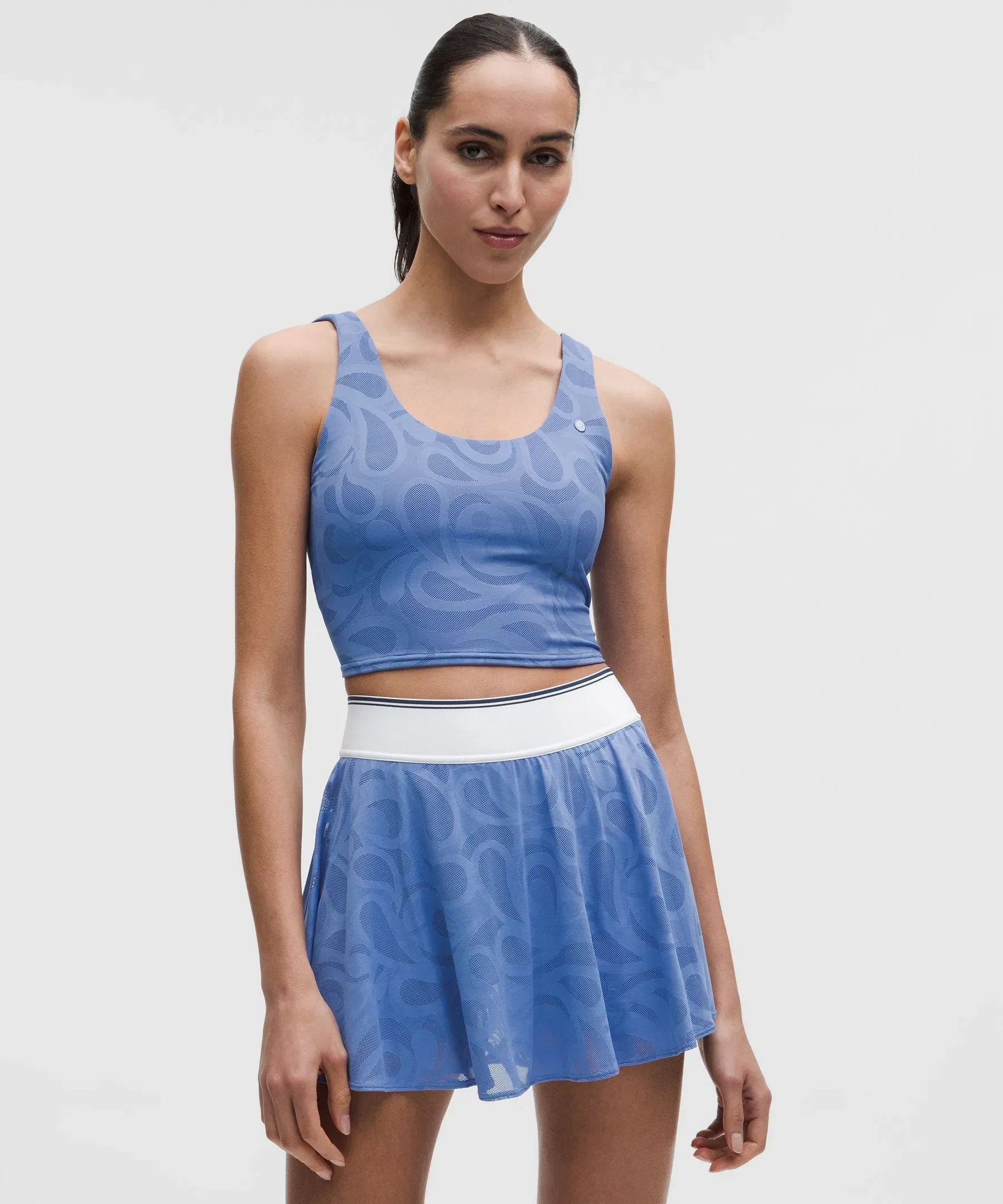 Lululemon Women's Paisley-Mesh Tennis Tank Top *B/C Cup