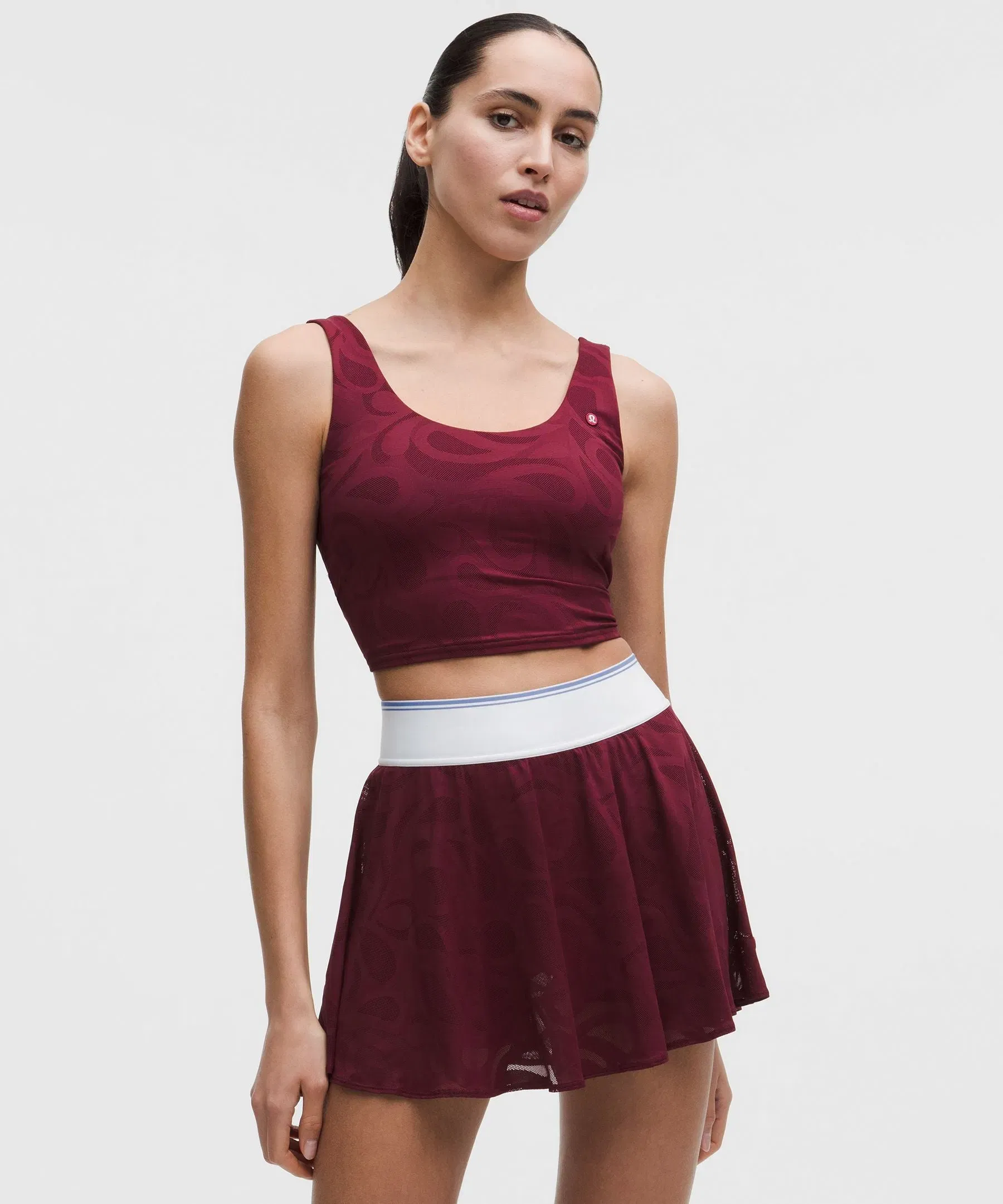 Lululemon Women's Paisley-Mesh Tennis Tank Top *B/C Cup