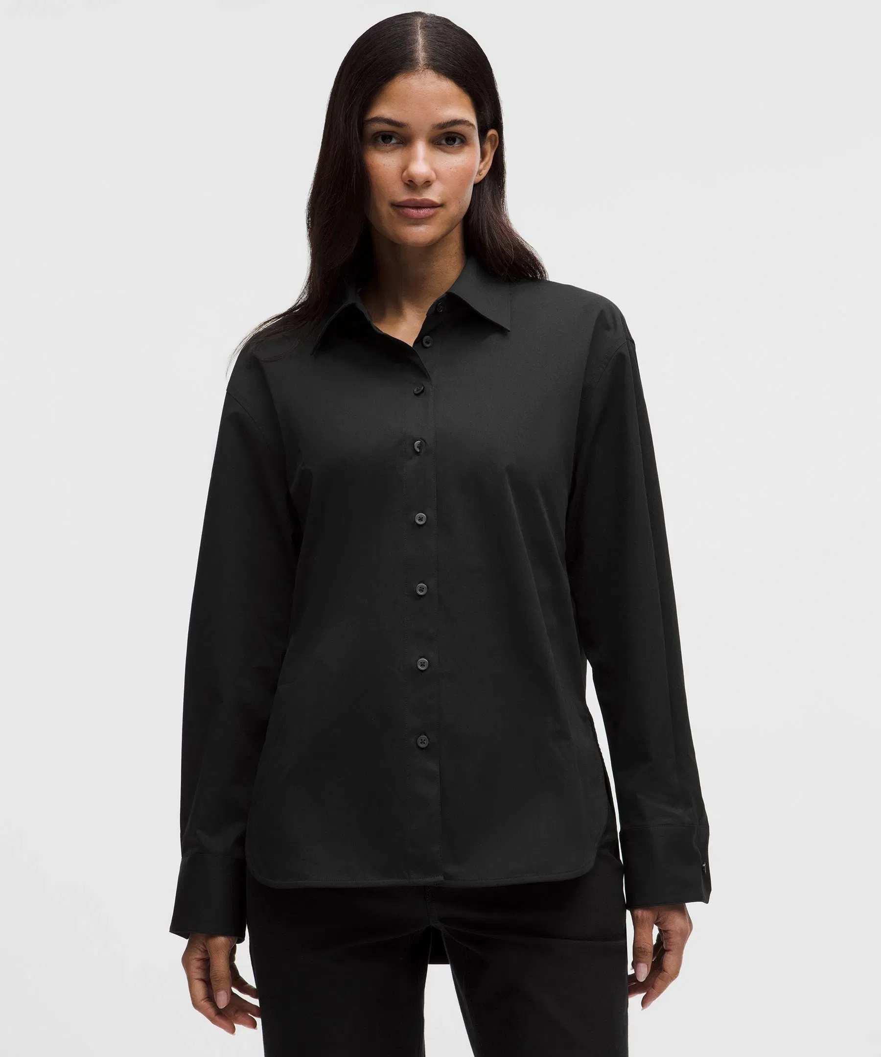 Lululemon Women's Woven Relaxed-Fit Button-Up Shirt