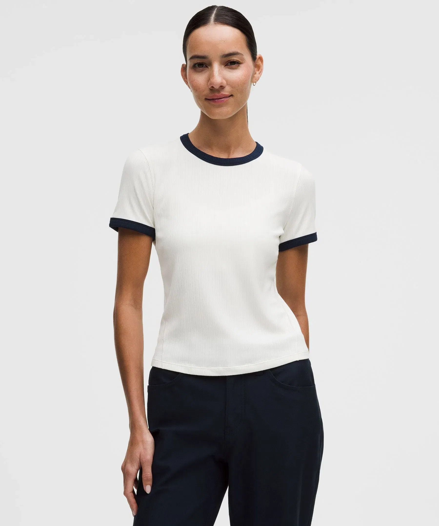 Lululemon Women's Hold Tight Micro-Rib Straight-Hem T-Shirt