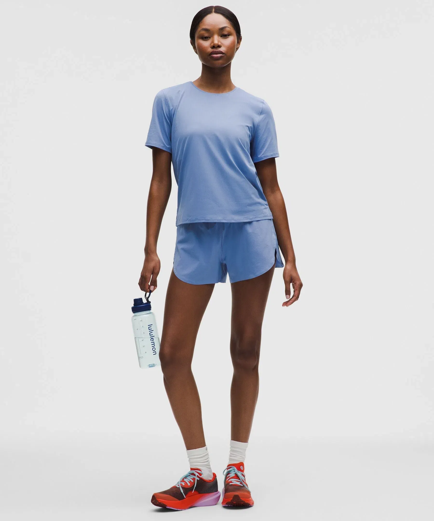 Lululemon Women's Lightweight Running Shorts-Sleeve Shirt