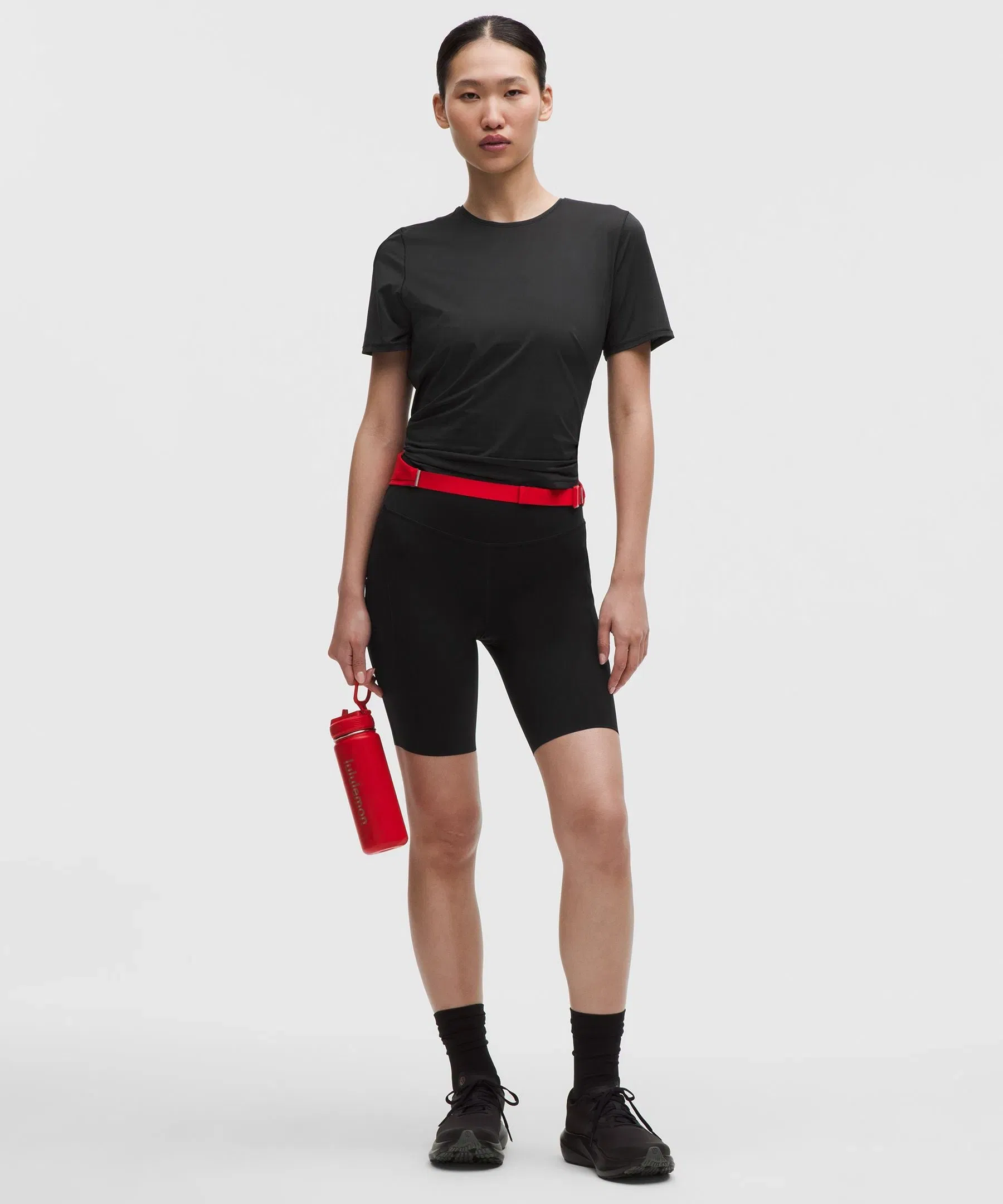 Lululemon Women's Lightweight Running Shorts-Sleeve Shirt