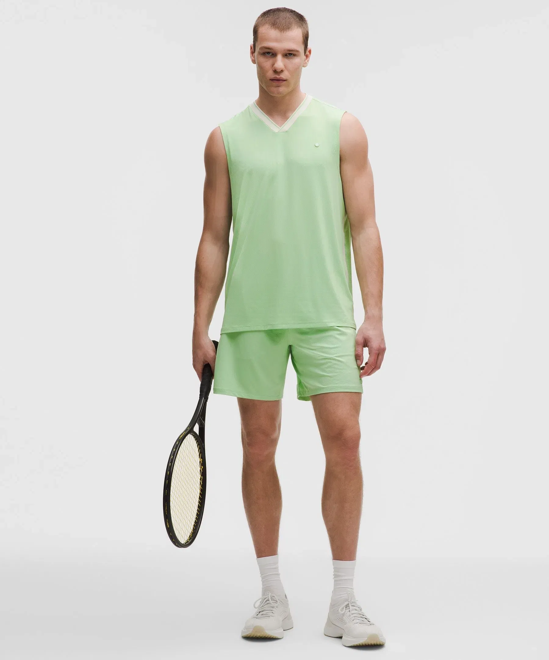 Lululemon Mesh-Panelled Tennis Shorts 7"