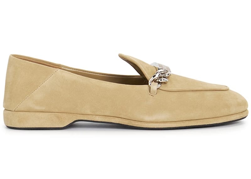 Miu Miu Suede Loafers Beige (Women's)