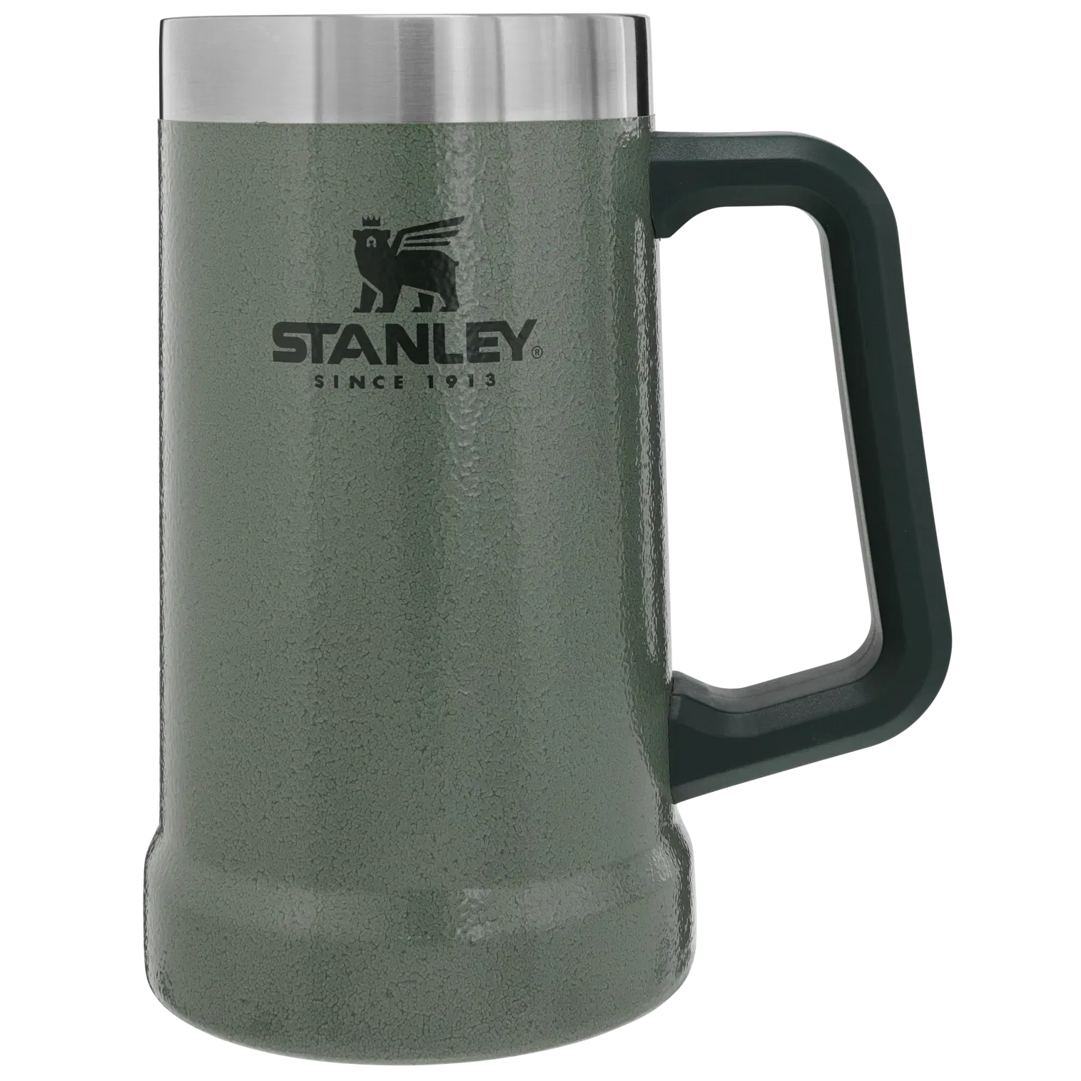 Stanley Adventure Big Grip Beer Stein 24 OZ - Stanley Create Hammertone Green