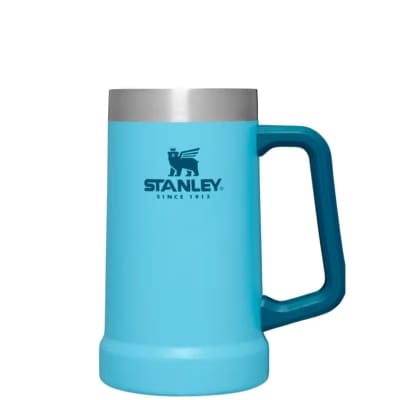 Stanley Adventure Big Grip Beer Stein 24 OZ - Stanley Create Hammertone Green