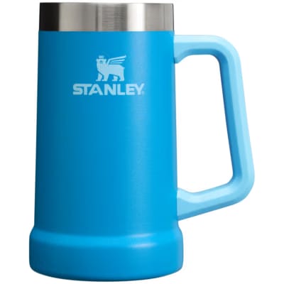 Stanley Adventure Big Grip Beer Stein 24 OZ - Stanley Create Hammertone Green