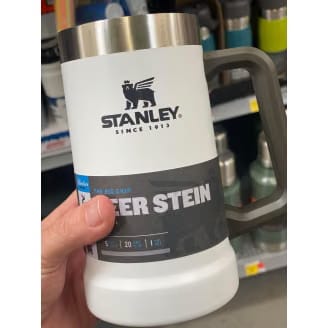 Stanley Adventure Big Grip Beer Stein 24 OZ - Stanley Create Hammertone Green