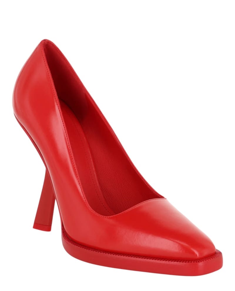 Ferragamo Anser X5 Leather Pumps Red (Women's)