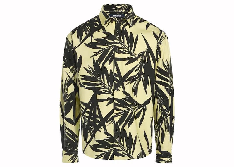 Jacquemus La Chemise Simon Foliage Black/Yellow