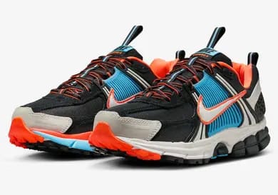 Nike Zoom Vomero 5 Blue Glaze Total Orange Womens