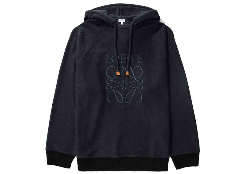 LOEWE Reverse Anagram Hoodie Dark Navy