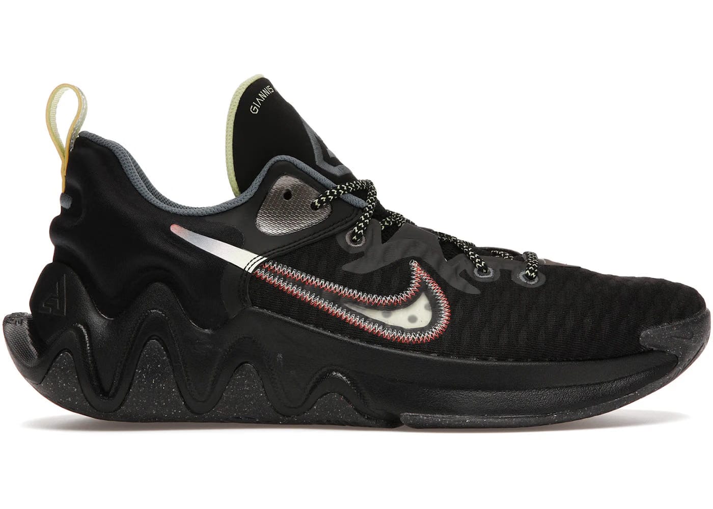 Nike Giannis Immortality Black Red Yellow