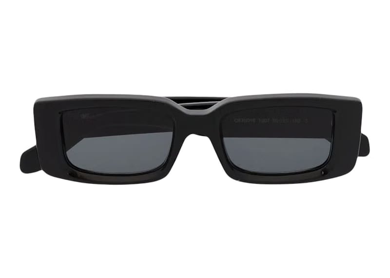 OFF-WHITE Arthur Square Frame Sunglasses Black/White SS22 (OERI016C99PLA0011007)