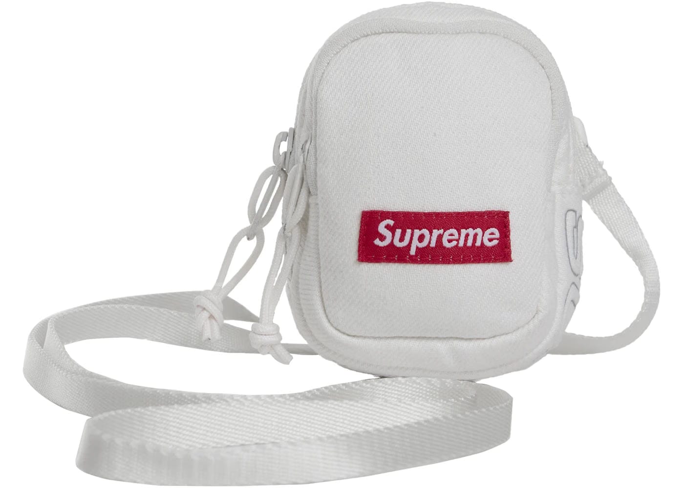 Supreme Denim Mini Utility Bag White