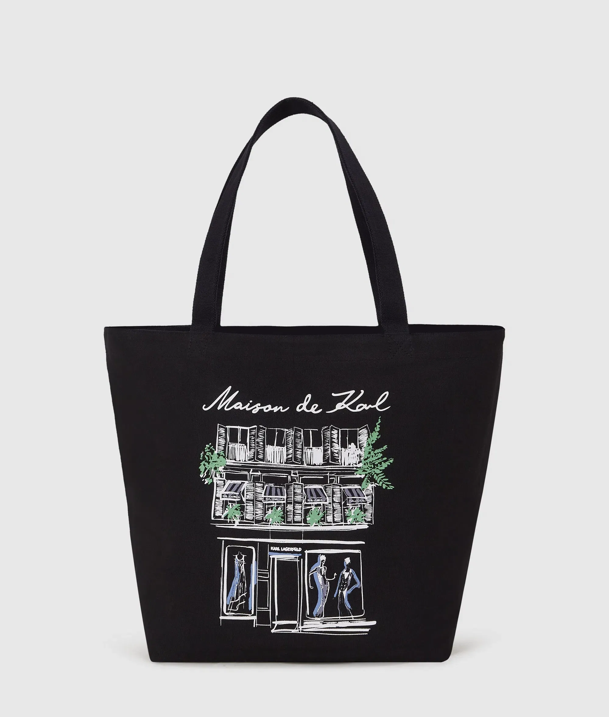 KarlLagerfeld Maison De Karl Reversible Shopper Black