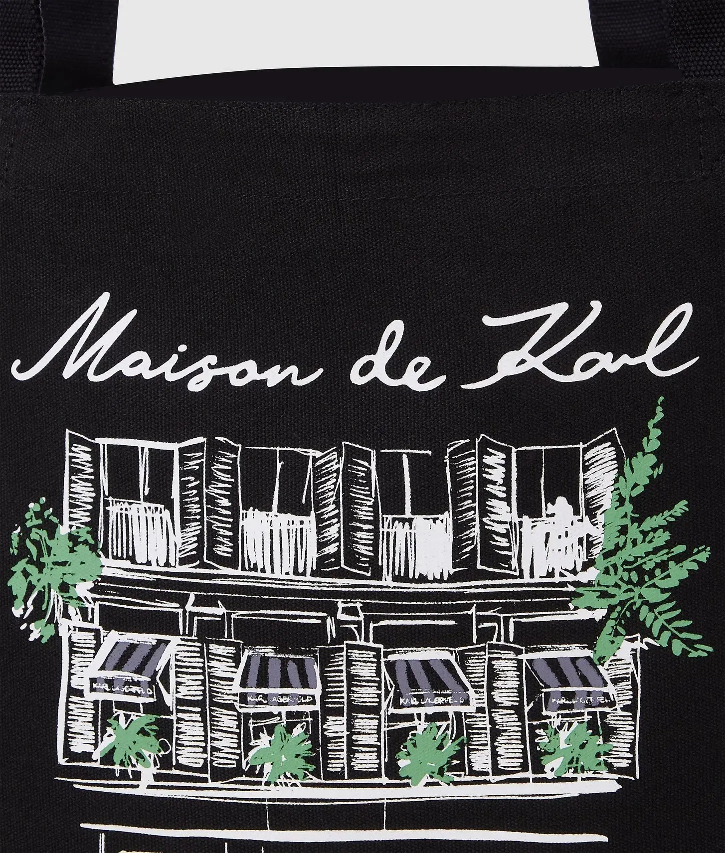 KarlLagerfeld Maison De Karl Reversible Shopper Black