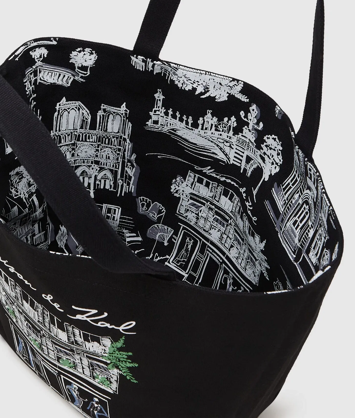 KarlLagerfeld Maison De Karl Reversible Shopper Black