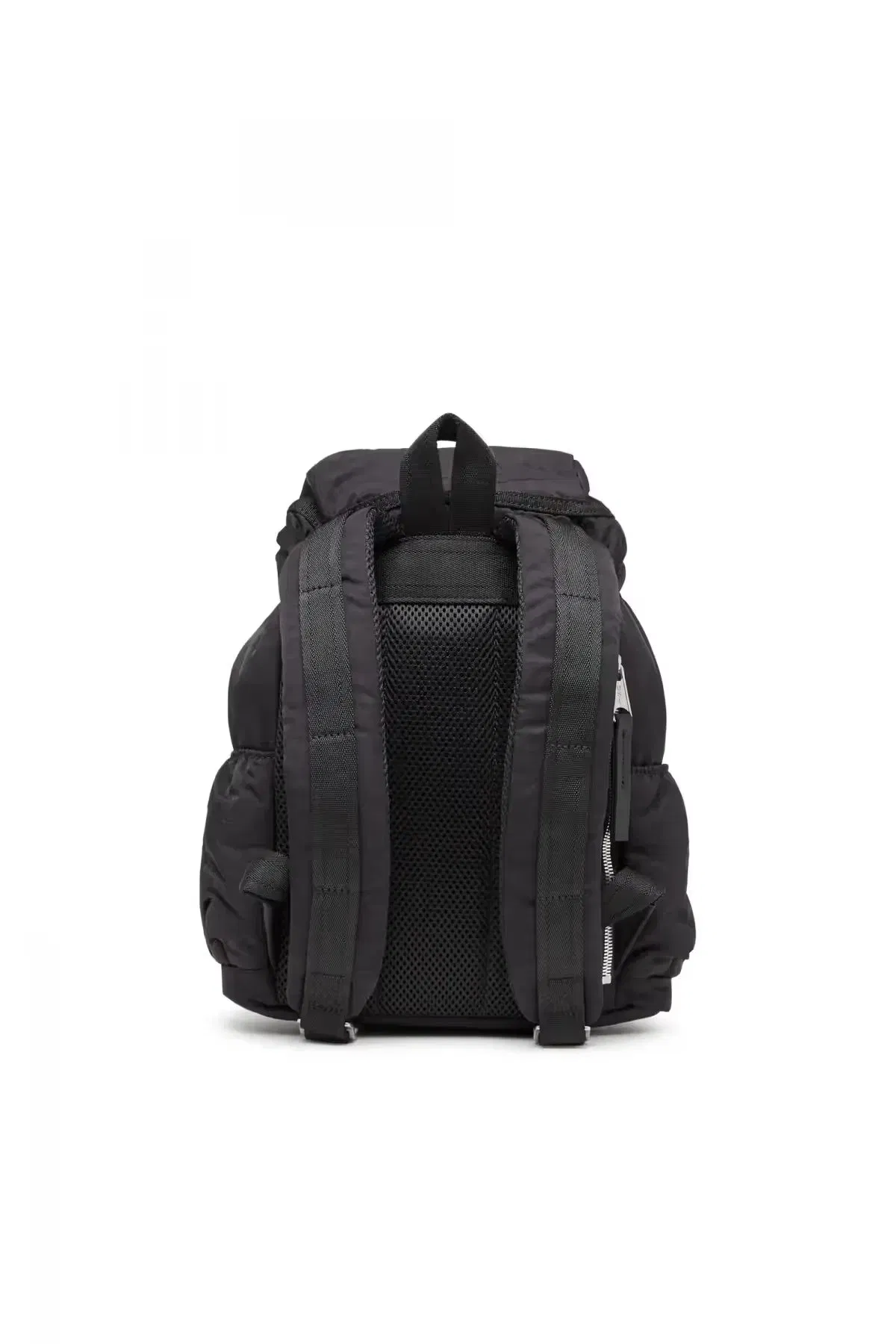 Diesel Black Logos S-Small backpack in recycled nylon