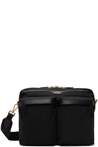 Diesel Black Logos S-Small backpack in recycled nylon