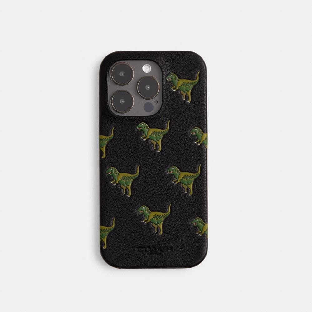 Coach Iphone 15 Pro Max Case With Rexy Black