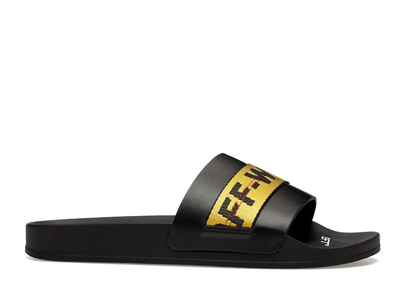 OFF-WHITE Industrial Belt Slides Black Yellow
