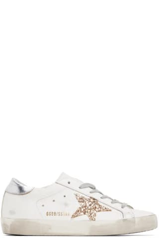 GOLDEN GOOSE SUPER STAR SNEAKERS BLACK WHITE