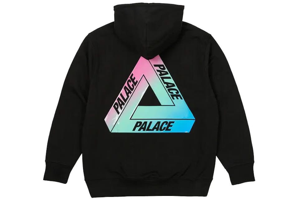Palace Ombre Tri Ferg Hood Black