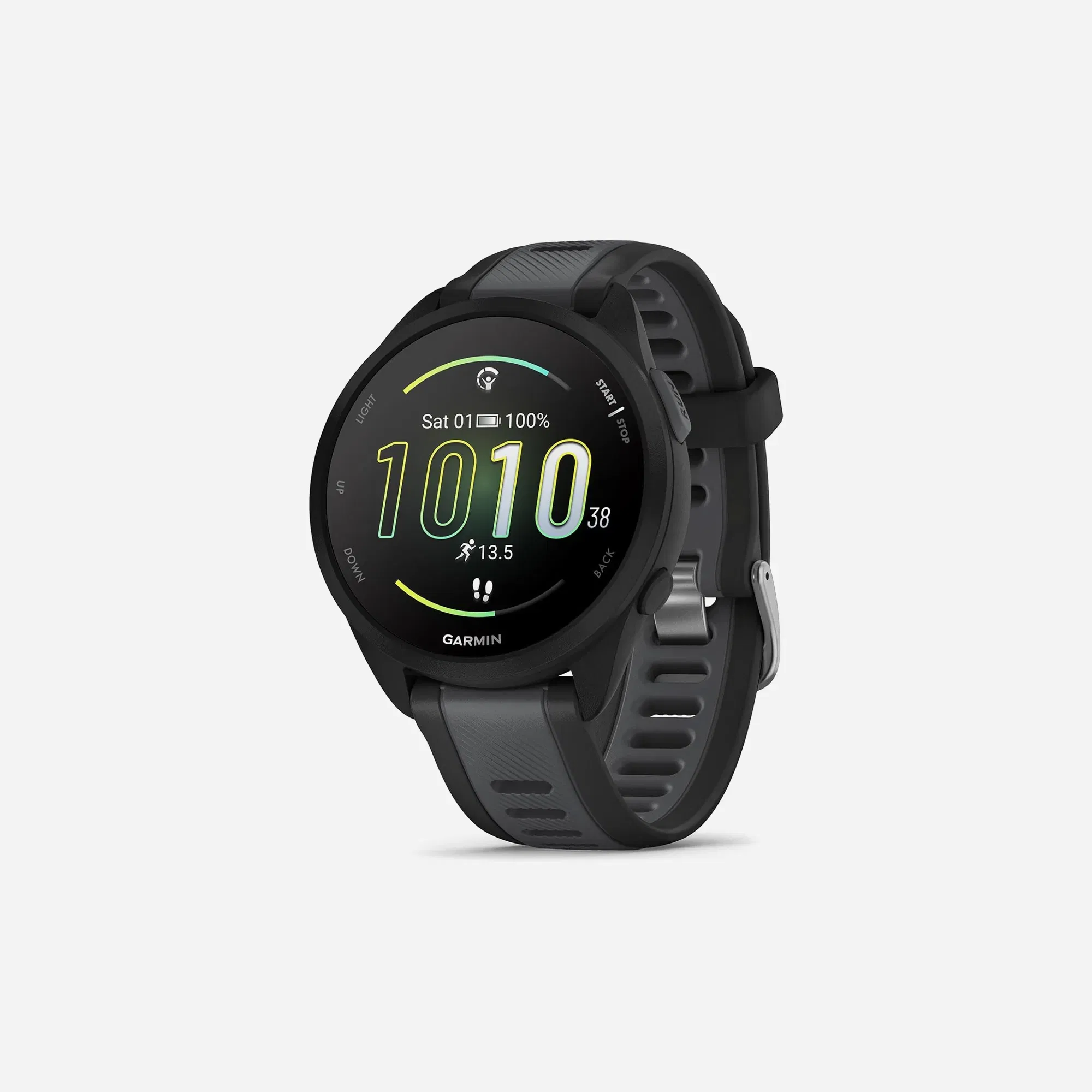 Garmin Forerunner 165, Running Smartwatch, Colorful Amoled Display, Training Metrics and Recovery Insights, Black
