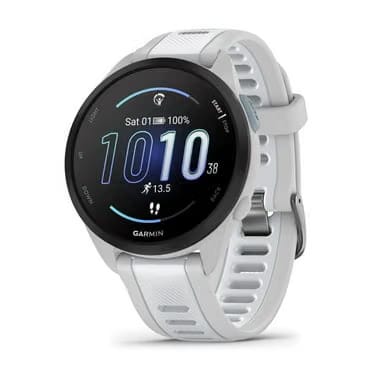 Garmin Forerunner 165, Running Smartwatch, Colorful Amoled Display, Training Metrics and Recovery Insights, Black