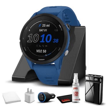 Garmin Forerunner 55, GPS Running Watch with Daily Suggested Workouts, Up to 2 Weeks of Battery Life, White