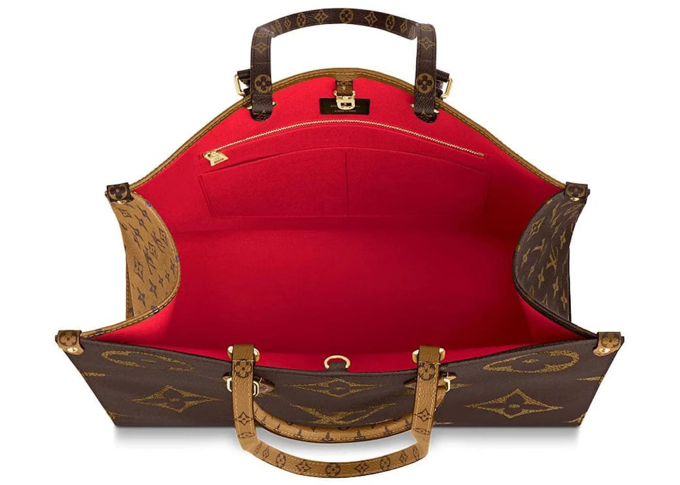 Louis Vuitton Onthego Monogram Giant Reverse Brown