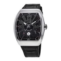 Franck Muller Vanguard Yachting Green Dial Leather Strap Watch - V 45 SC DT YACHT (VR)