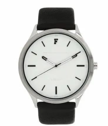 Franck Muller Oval White Dial Leather Strap Watch WMNS - 1638 B QZ V-5N