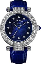 Franck Muller Cielo Blue Dial Leather Strap Watch WMNS - 3680 SC FO D 1R IND CD CIELO 5N