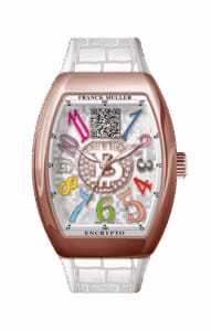 Franck Muller Color Dreams White Dial Leather Strap Watch WMNS - AC NR V 32 QZ COL DRM