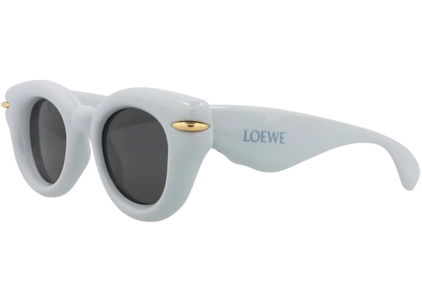 LOEWE Round Sunglasses Blue Blue Smoke (LW40118I-46-86A)